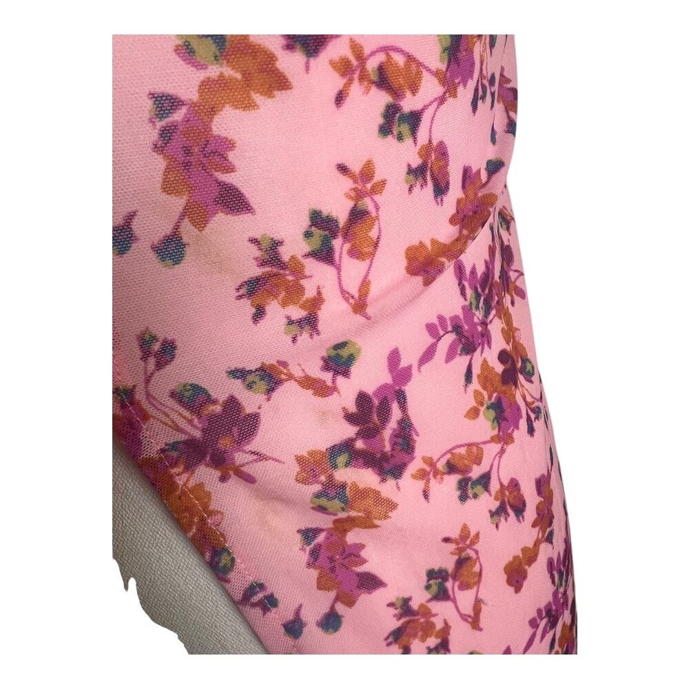 Out From Under Urban Outfitters Floral Pink Sheer Nightgown Babydoll Lingerie M - Picture 8 of 10